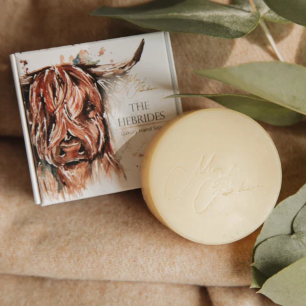 Meg Hawkins 'The Hebrides' Highland Cow Design Soap