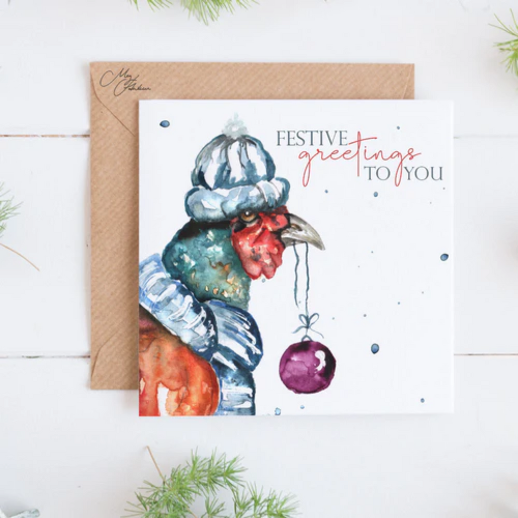 Meg Hawkins Pheasant Christmas card