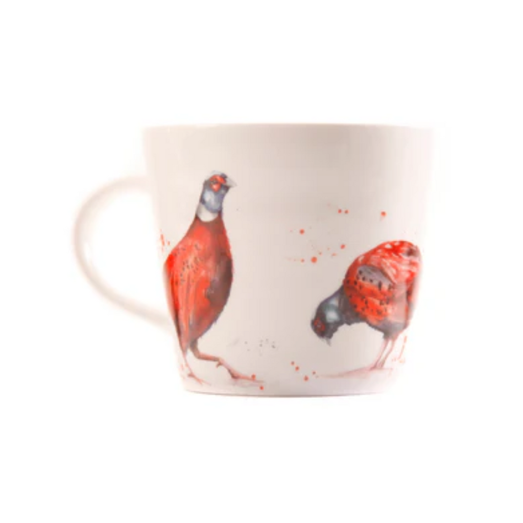 Meg Hawkins 'The Woodland' Pheasant Design Bone China Mug