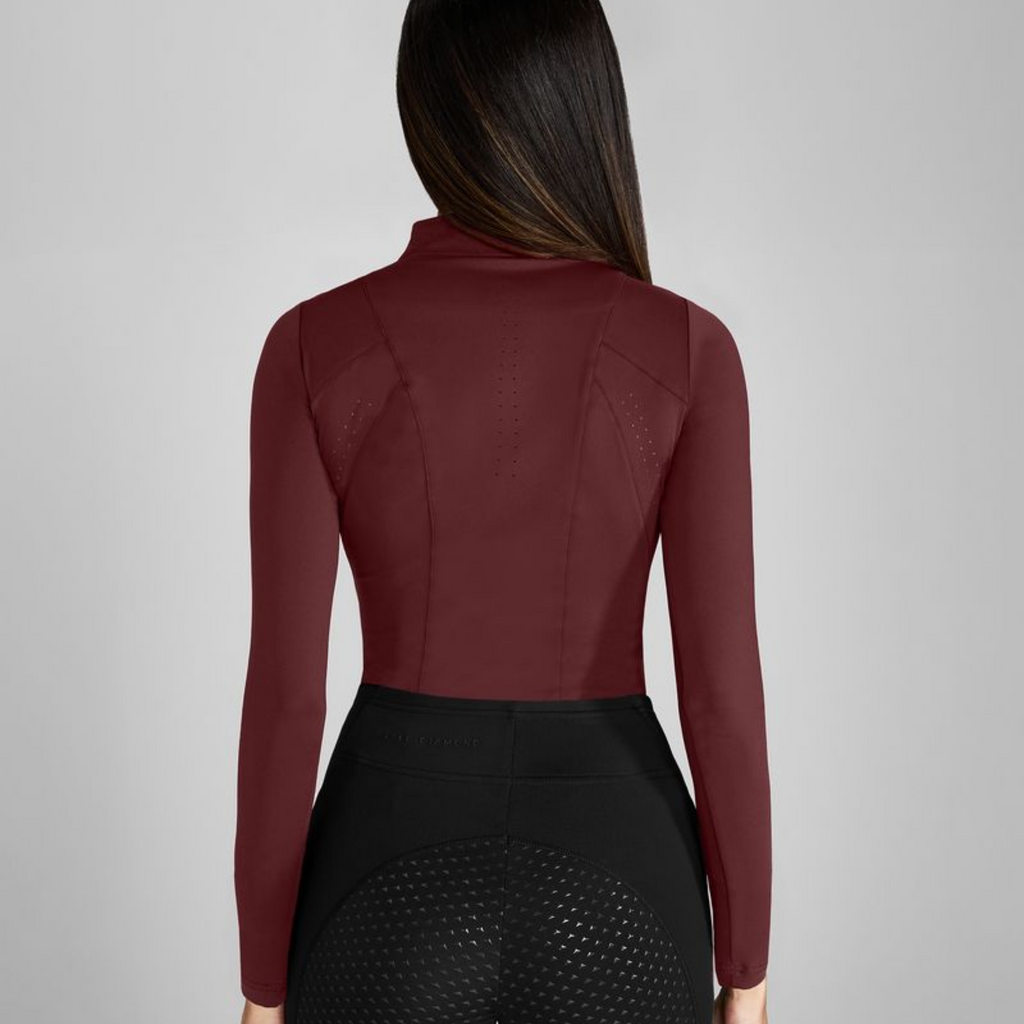Aztec Diamond Core Base Layer - Cherry