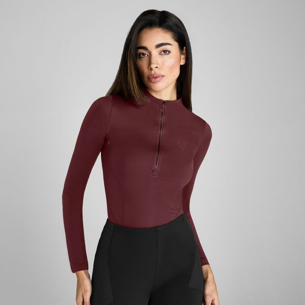 Aztec Diamond Core Base Layer - Cherry