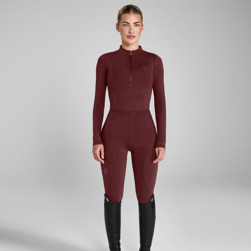 Aztec Diamond Core Base Layer - Cherry