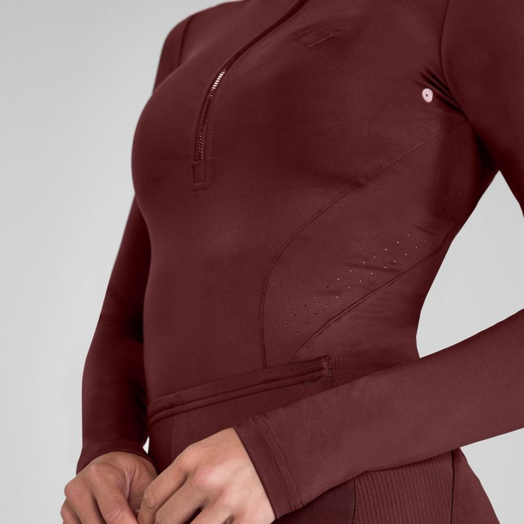 Aztec Diamond Core Base Layer - Cherry