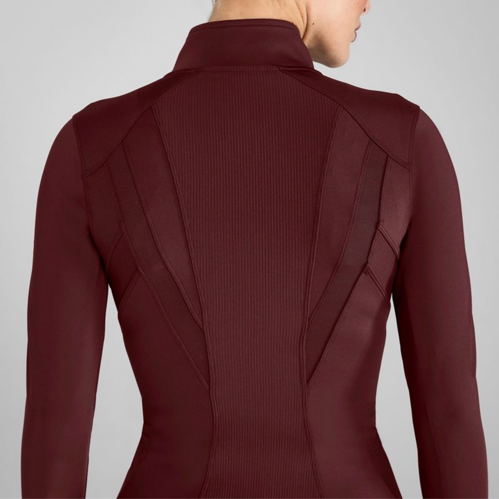 Aztec Diamond Core Fitted Jacket - Cherry