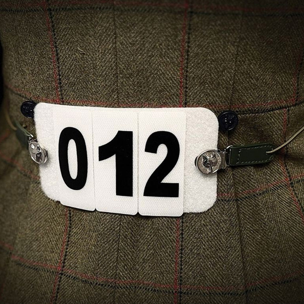Equetech Showing Number Clips - Green
