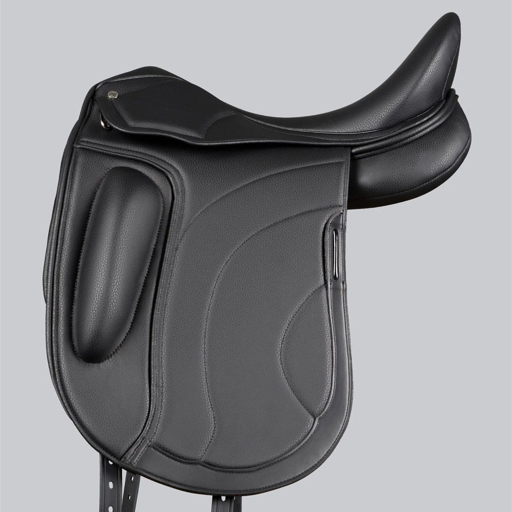 Premier Equine Montpellier Synthetic Dressage Saddle - Black