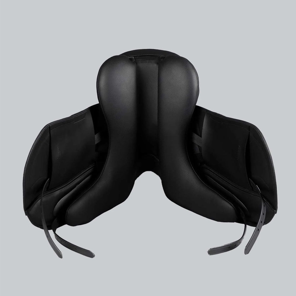 Premier Equine Montpellier Synthetic Dressage Saddle - Black