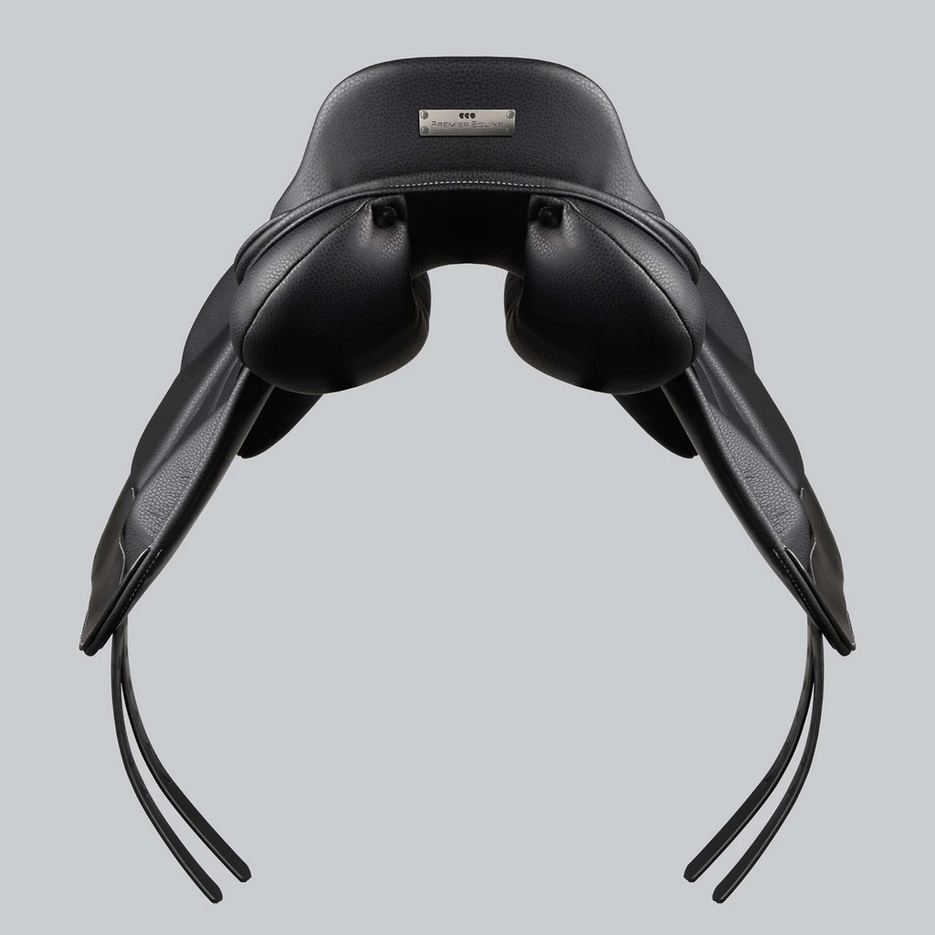 Premier Equine Rouen Synthetic Monoflap Cross Country Saddle - Black