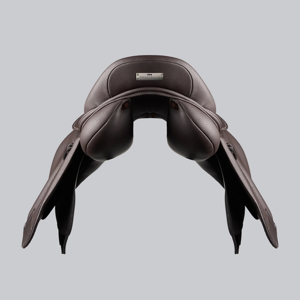 Premier Equine Bastia Synthetic Jump Saddle - Dark Havana