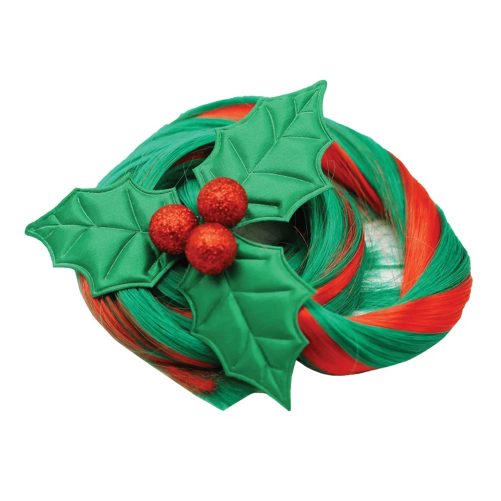 Equetech Christmas Holly Festive Christmas Tail Tassel