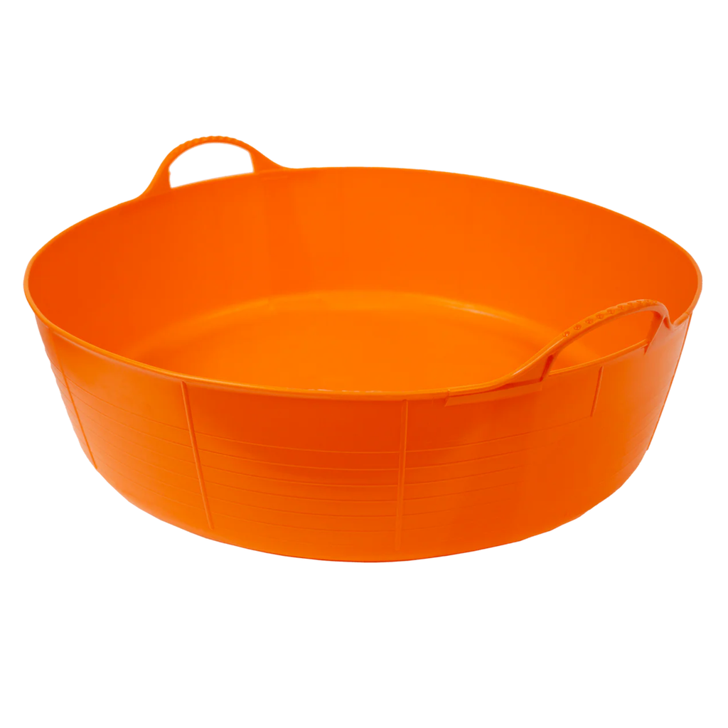 Red Gorilla Tubtrug Shallow Large - Orange 35 Litre