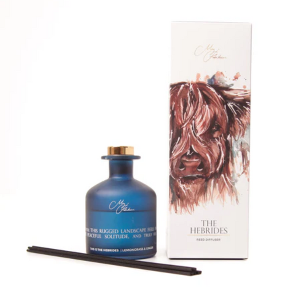 Meg Hawkins 'The Hebrides' Highland Cow Design Diffuser
