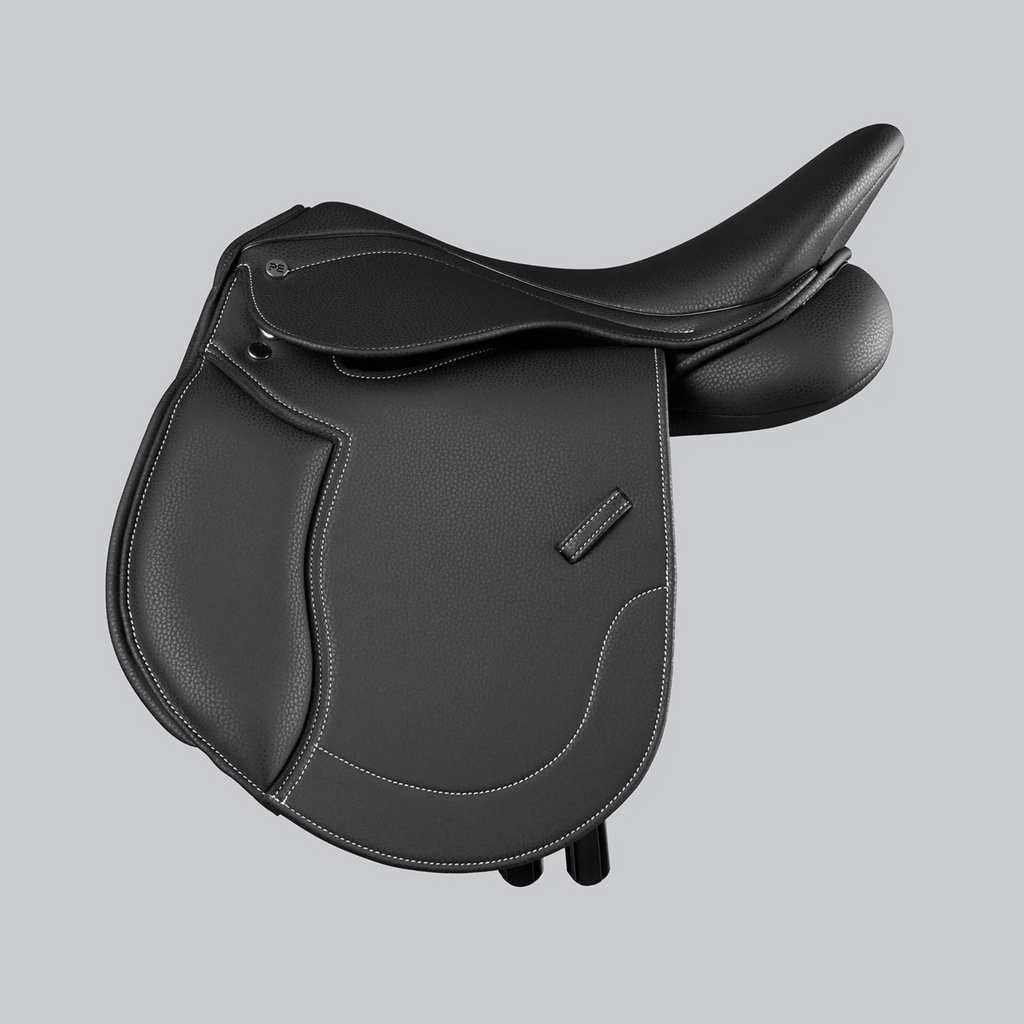 Premier Equine Biarritz Synthetic Pony GP/Jump Saddle - Black