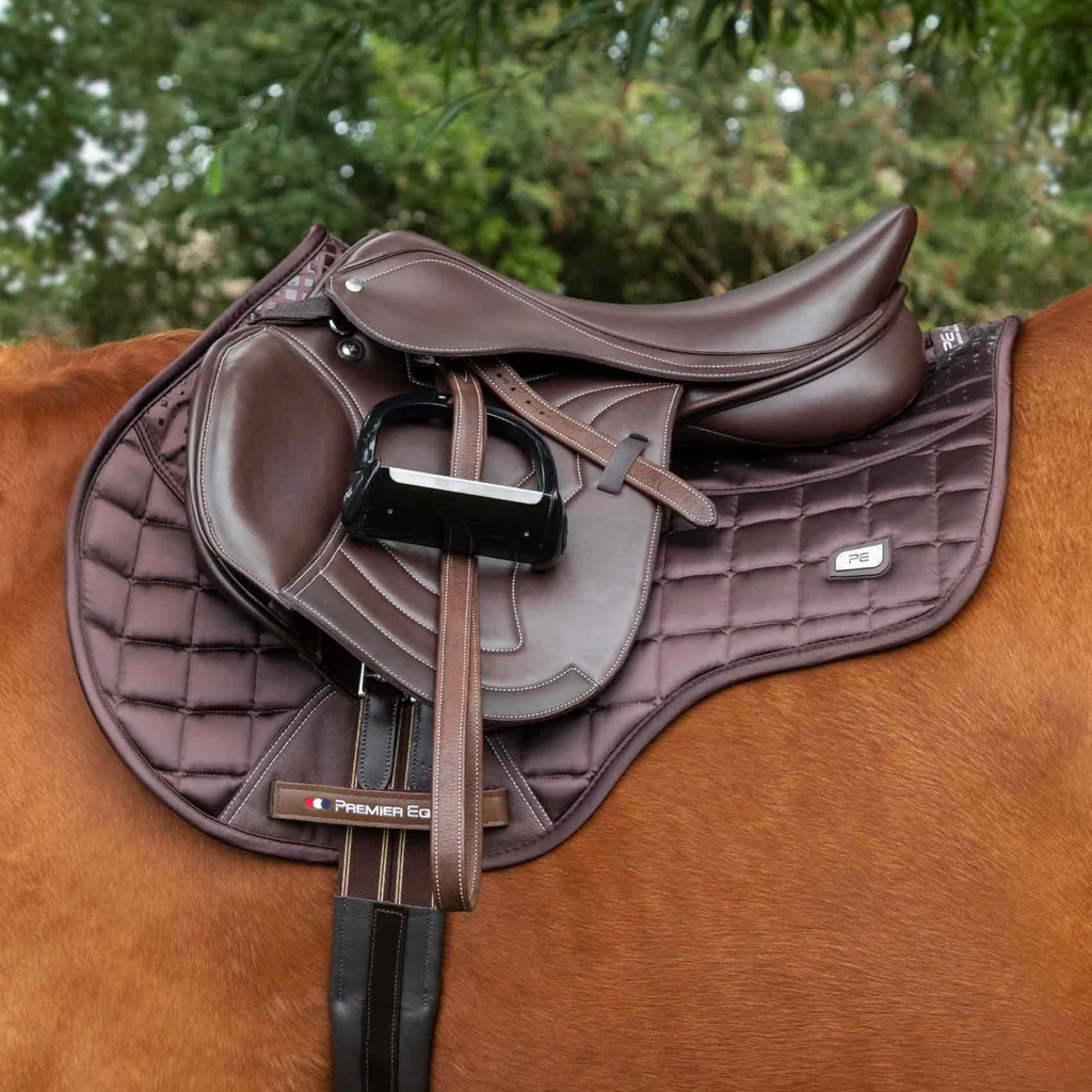 Premier Equine Armada Close Contact GP/Jump Square - Brown