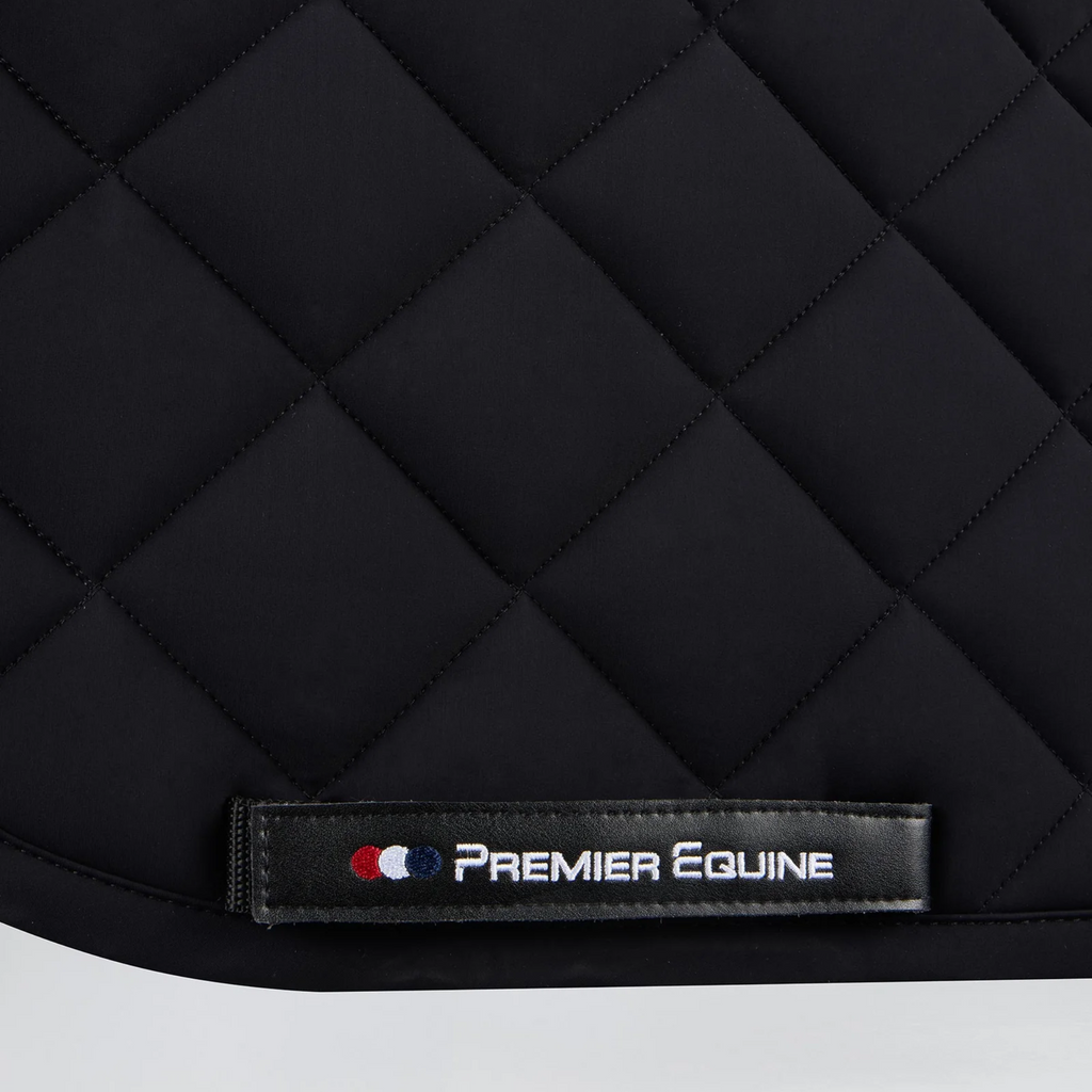 Premier Equine Atlas Close Contact Dressage Square - Black