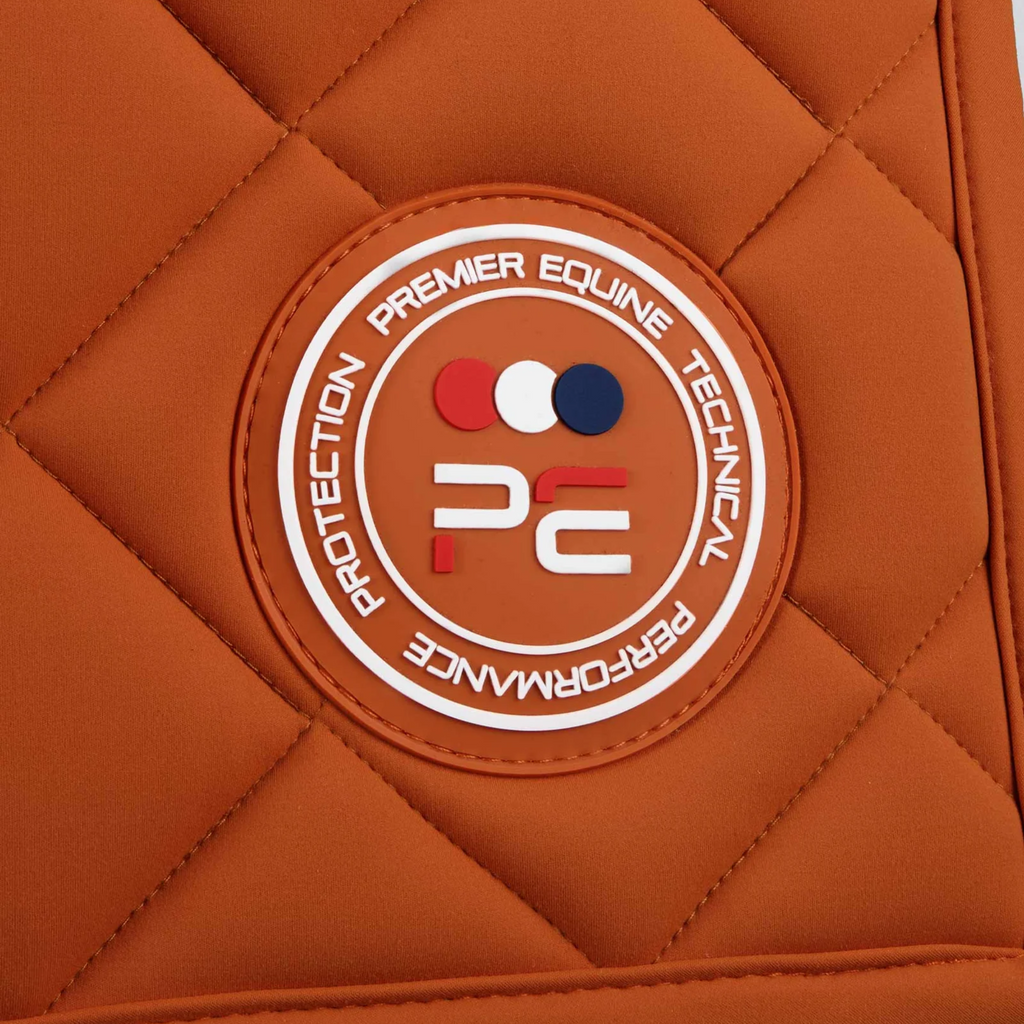 Premier Equine Atlas Close Contact Dressage Square - Burnt Orange