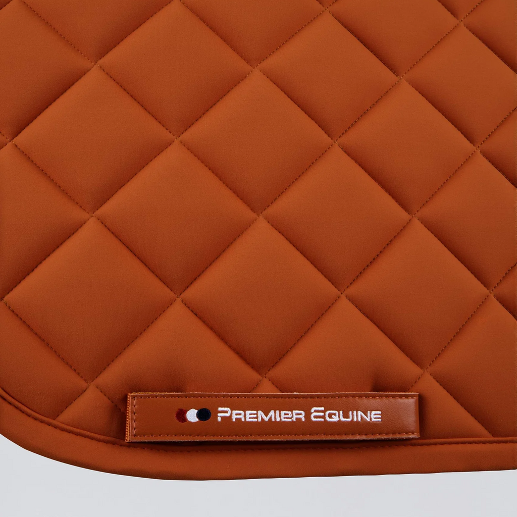 Premier Equine Atlas Close Contact Dressage Square - Burnt Orange