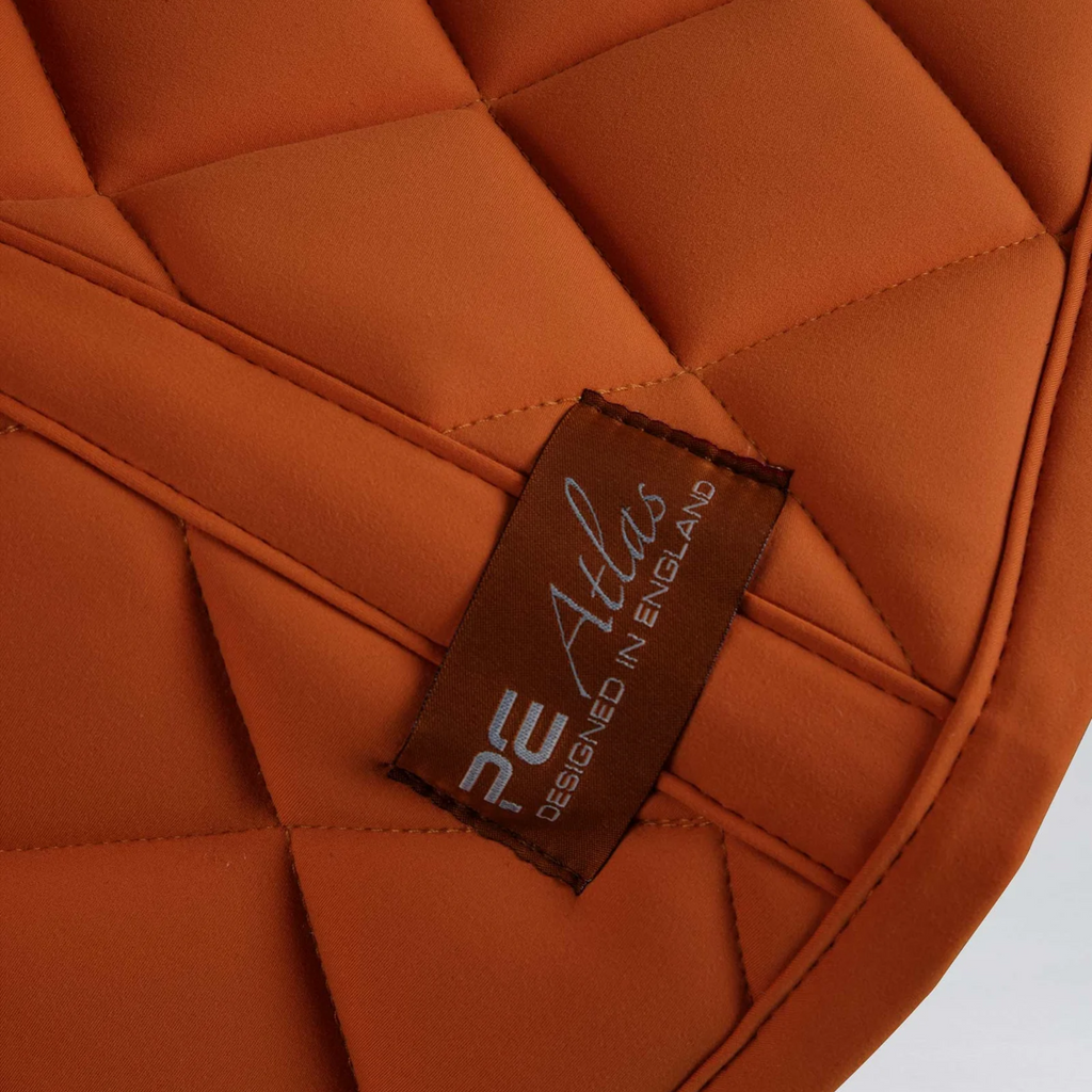 Premier Equine Atlas Close Contact Dressage Square - Burnt Orange