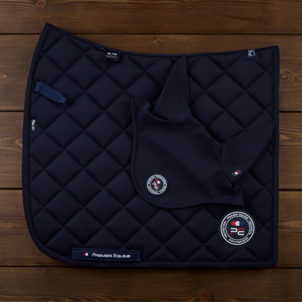 Premier Equine Atlas Close Contact Dressage Square - Navy