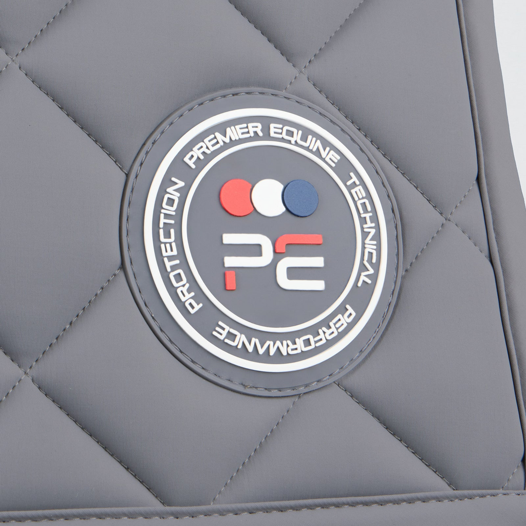 Premier Equine Atlas Close Contact GP/Jump Square - Grey