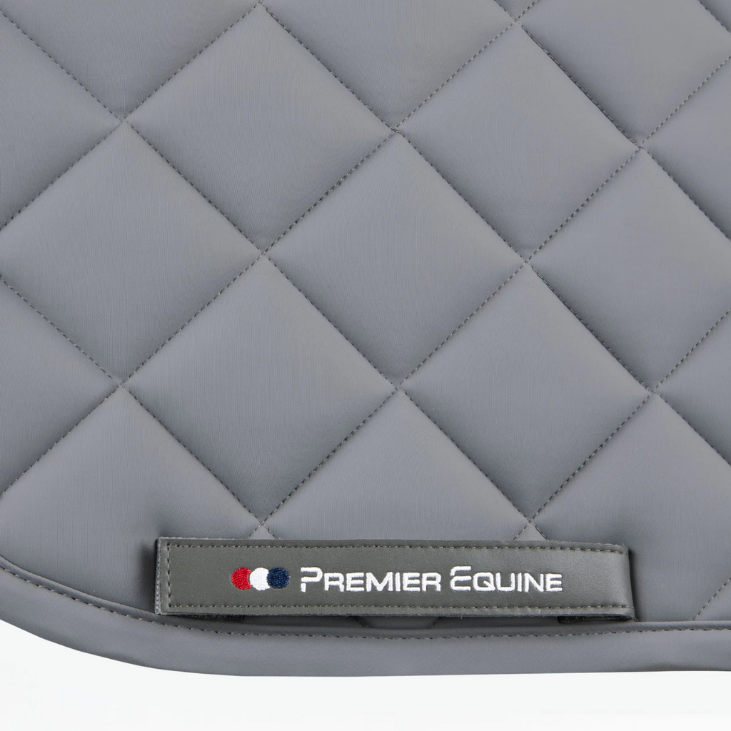 Premier Equine Atlas Close Contact GP/Jump Square - Grey