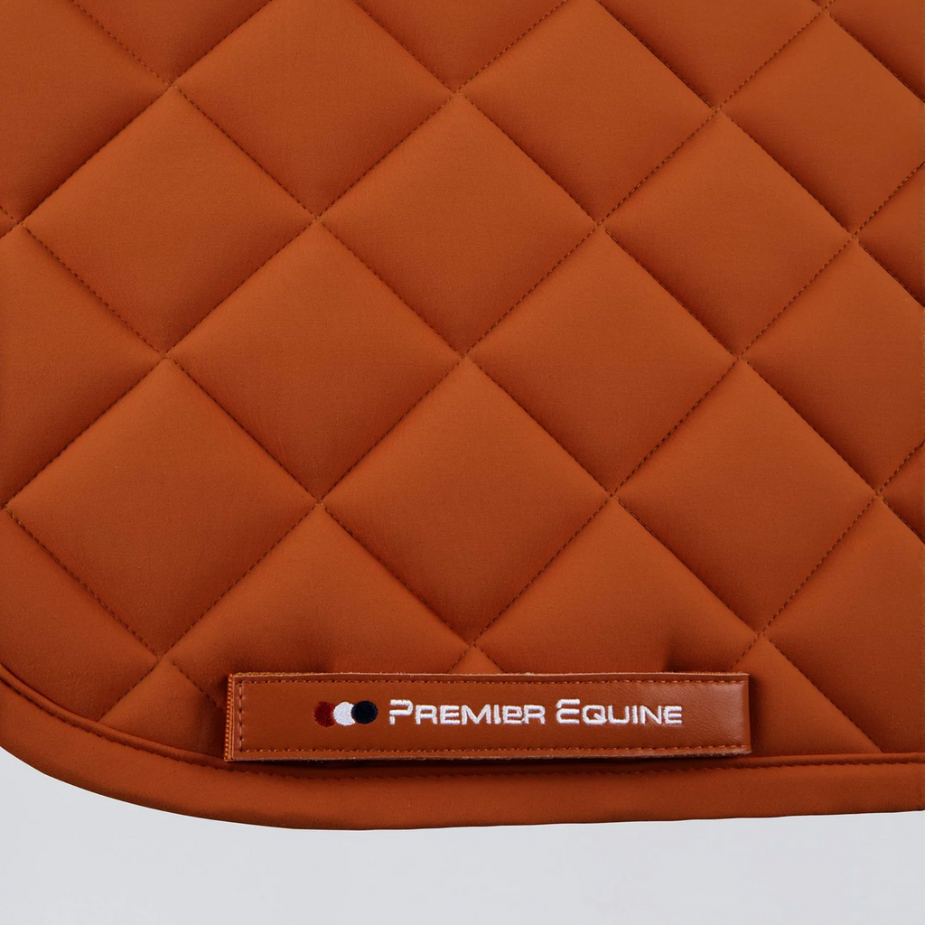 Premier Equine Atlas Close Contact GP/Jump Square - Burnt Orange