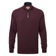 Schoffel Calton Cotton Cashmere 1/4 Zip - Wine