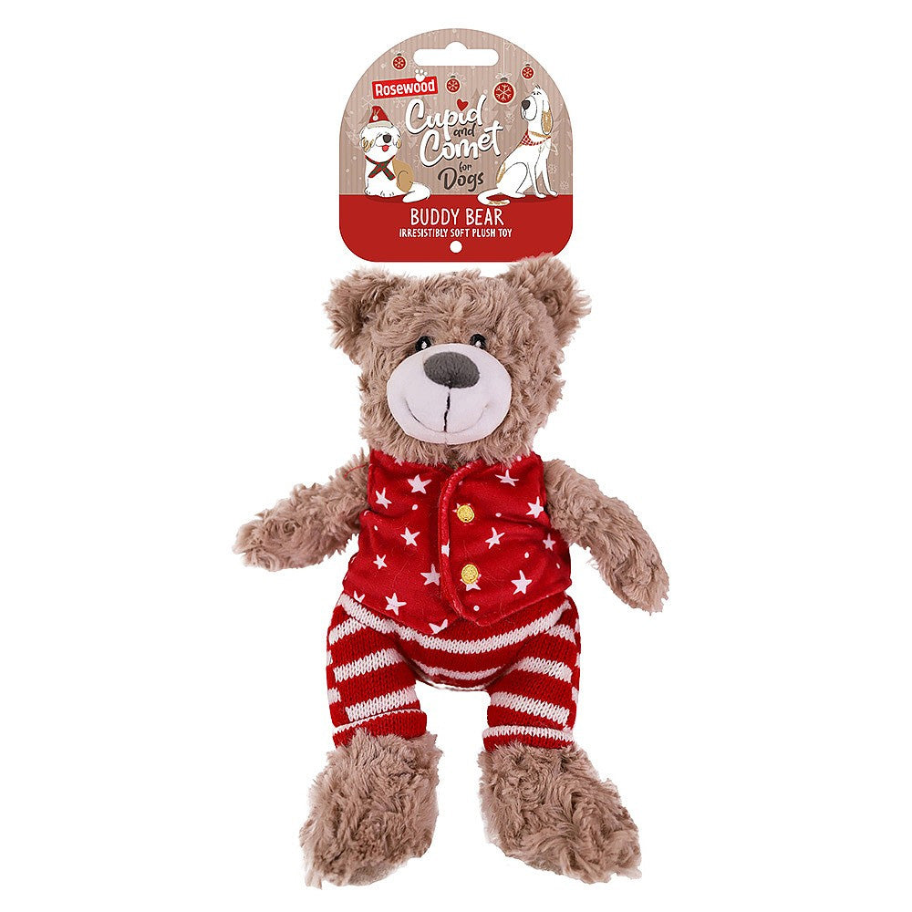 Rosewood Buddy Bear Dog Toy