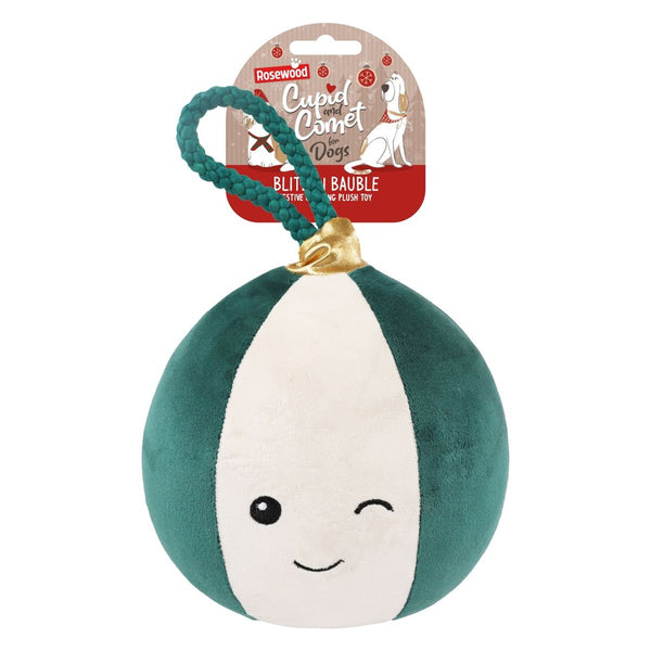 Rosewood Blitzen Bauble Dog Toy