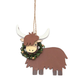 Shoeless Joe Tin Highland Cow Hanger