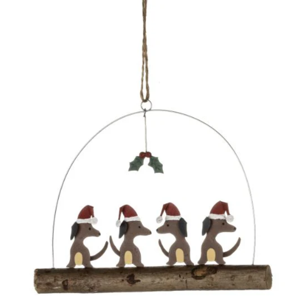 Shoeless Joe Sausage Dog Fest Stick Hanger