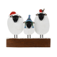 Shoeless Joe Three Christmas Sheep Block