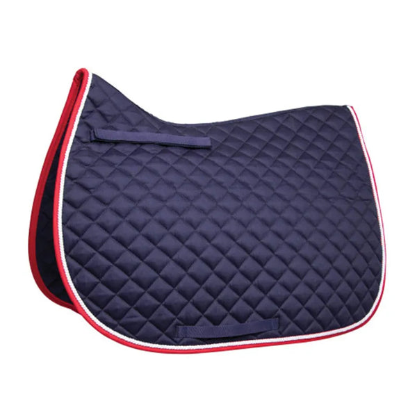 Hy Equestrian Splendid Showjump Saddle Pad - Navy