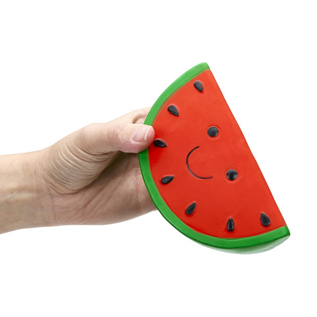 Petface Foodie Faces Latex Watermelon Dog Toy - Large