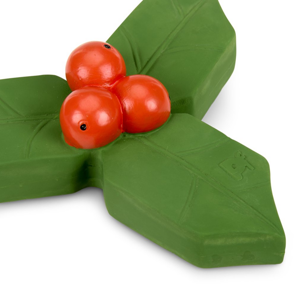 Petface Holly Latex Christmas Dog Toy