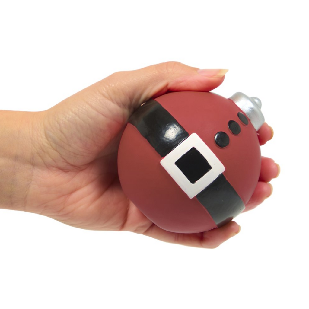 Petface Claus Latex Christmas Bauble Dog Toy
