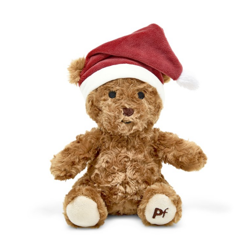 Petface Cassie Curly Christmas Teddy Plush Dog Toy