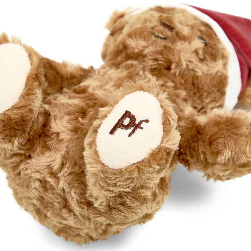 Petface Cassie Curly Christmas Teddy Plush Dog Toy
