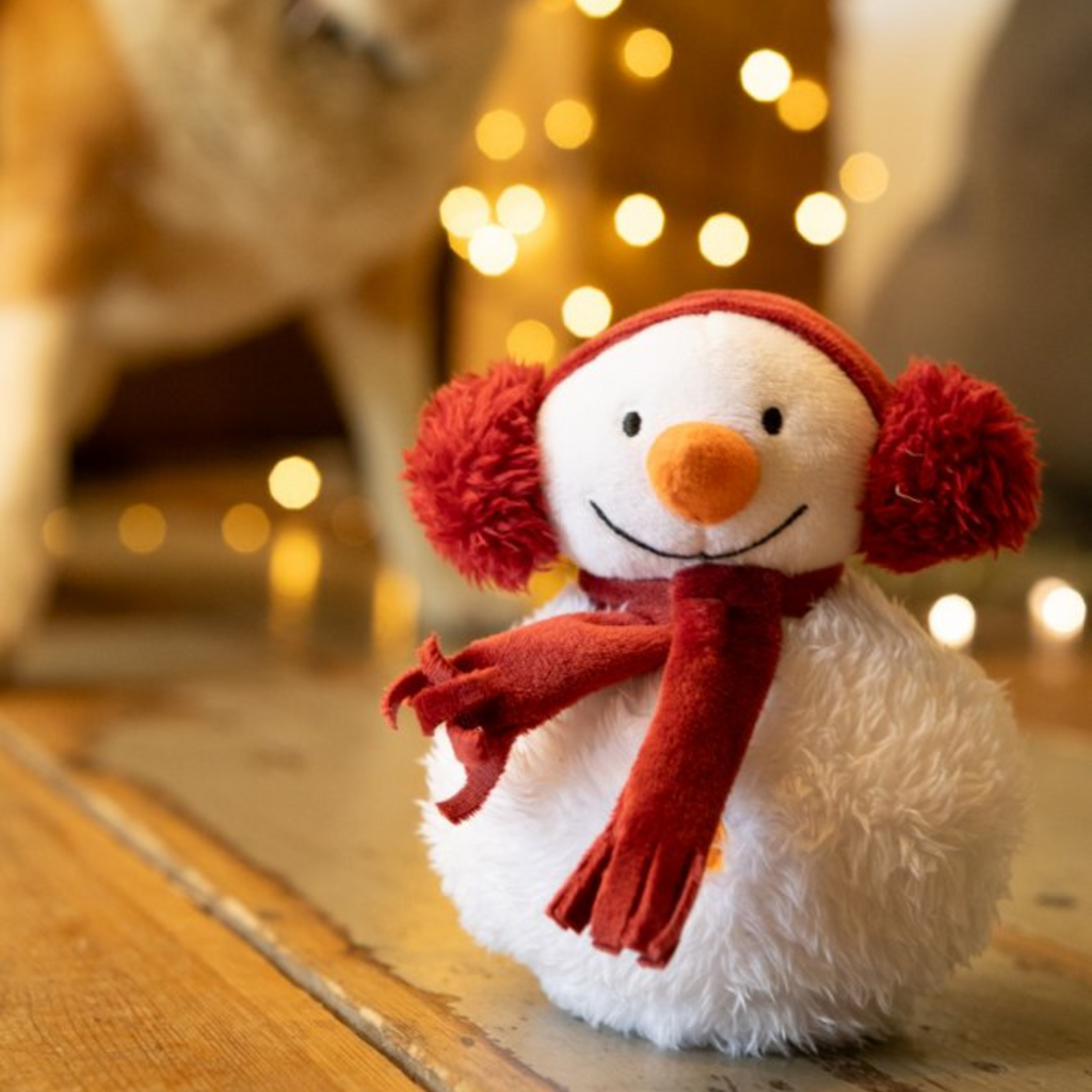 Petface Storm Snowman Plush Christmas Dog Toy