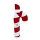 Petface Candy Cane Plush Dog Toy
