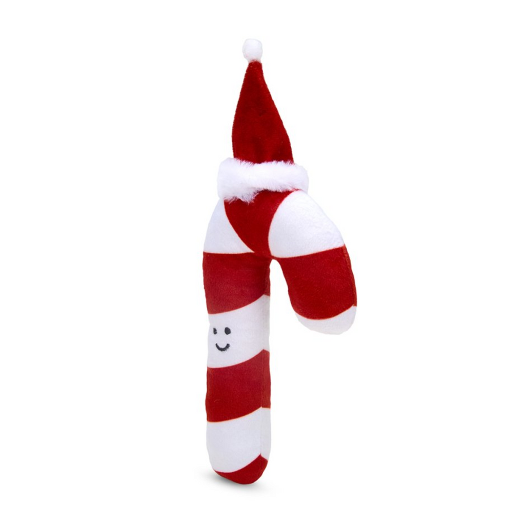 Petface Candy Cane Plush Dog Toy