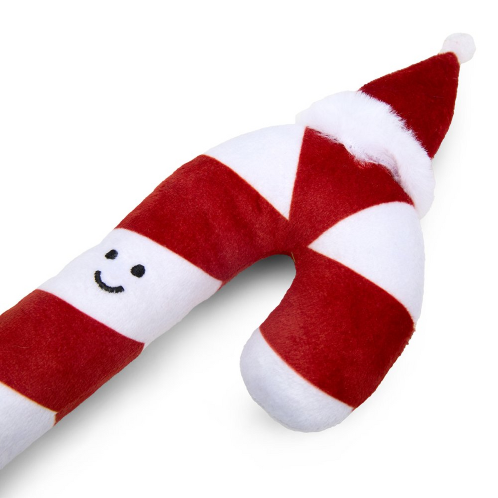 Petface Candy Cane Plush Dog Toy