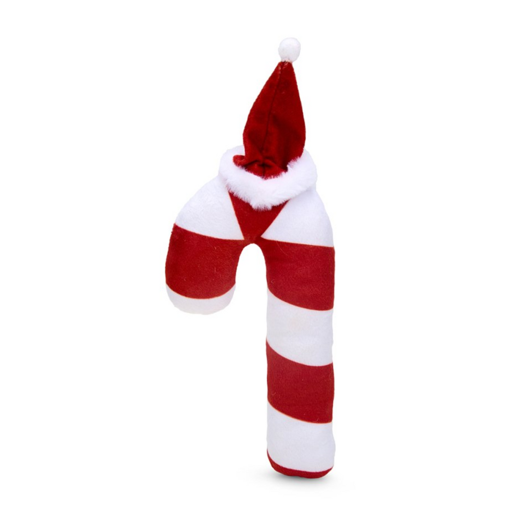 Petface Candy Cane Plush Dog Toy