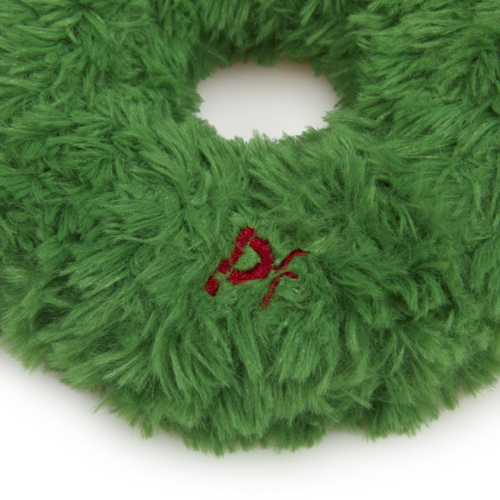 Petface Remy Wreath Plush and Rubber Dog Toy