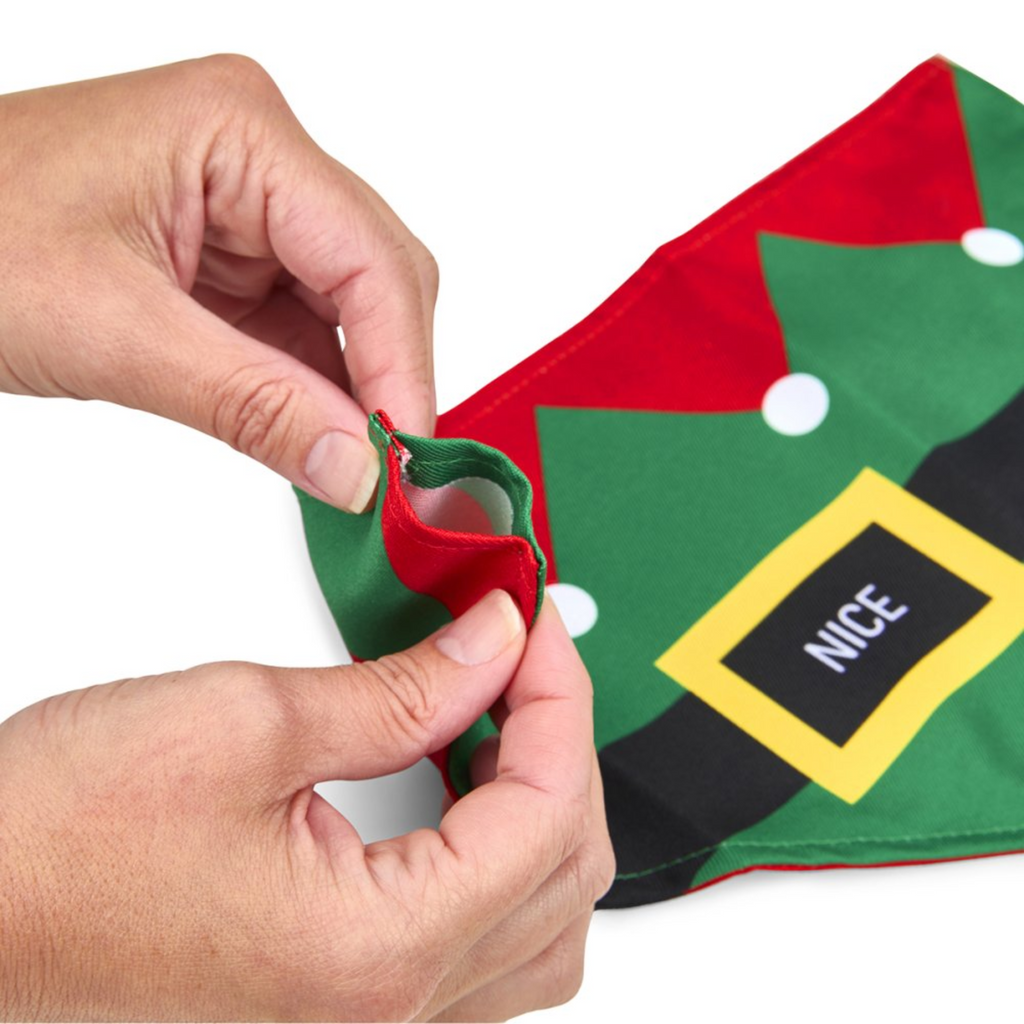 Petface Naughty or Nice Double Sided Pet Bandana