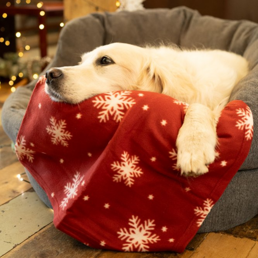 Petface Snowflake Fleece Comfort Blanket