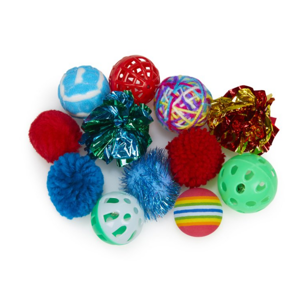 Petface Catkins Cat Play Pack - 12 Assorted Toys