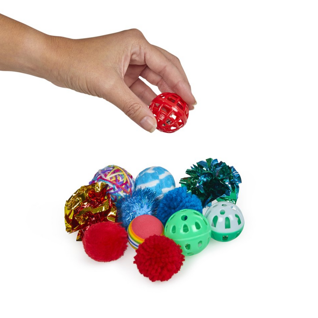 Petface Catkins Cat Play Pack - 12 Assorted Toys