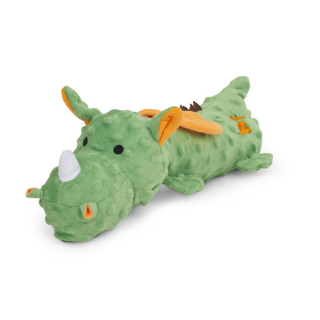 Petface Buddies Soft Green Dragon Plush Dog Toy