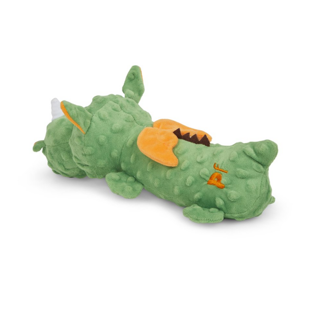 Petface Buddies Soft Green Dragon Plush Dog Toy
